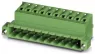 Pin header, 11 pole, pitch 5.08 mm, straight, green, 1873595