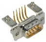 D-Sub plug, 9 pole, standard, angled, solder pin, 09671626801