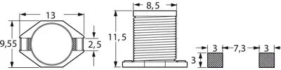 PISN-100M-04 Fastron Fixed Inductors Image 2