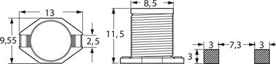 PISN-220M-04 Fastron Fixed Inductors Image 2