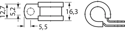 211-15090 HellermannTyton Cable Holders Image 2