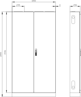 8GK1333-8KN43 Siemens Switch Cabinets, server cabinets Image 2