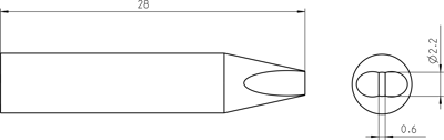 RTU 022 S MS Weller Soldering tips, desoldering tips and hot air nozzles Image 3