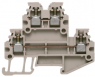 Multi level terminal block, screw connection, 0.5-1.5 mm², 16 A, 4 kV, dark beige, 1753290000