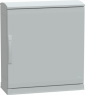 Control cabinet, (H x W x D) 750 x 750 x 320 mm, IP44, polyester, light gray, NSYPLAZT773G