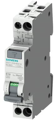 5SV1616-1KK02 Siemens FI Circuit Breakers Image 1