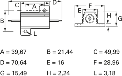 RH-50-1%-1R2 Vishay Wirewound Resistors Image 2