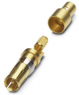 Receptacle, 0.2 mm², AWG 24, solder connection, gold-plated, 1655616