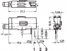 Single LED Test Socket, Ø2mm, Long Type, MountingPlane 1