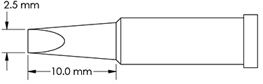 GT4-CH0025S METCAL Soldering tips, desoldering tips and hot air nozzles Image 2