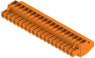 Socket header, 19 pole, pitch 5 mm, angled, orange, 1957880000