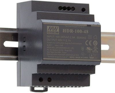 HDR-100-15N MEAN WELL DIN Rail Power Supplies