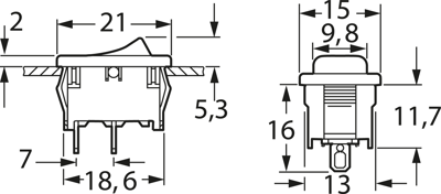 1801.6115 Marquardt Rocker Switches Image 2