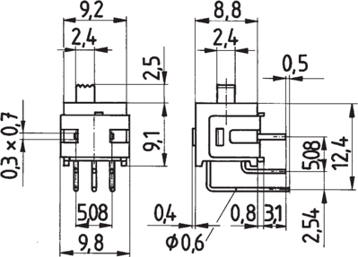 9075.0601 Marquardt Slide Switches and Coding Switches Image 2