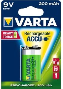 56722 101 401 VARTA Round Cell Batteries, 9V Block Batteries