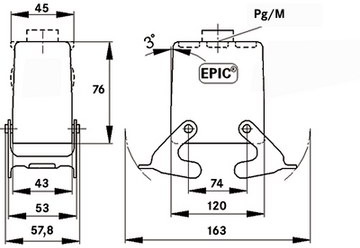 79155400 LAPP Housings for HDC Connectors Image 2