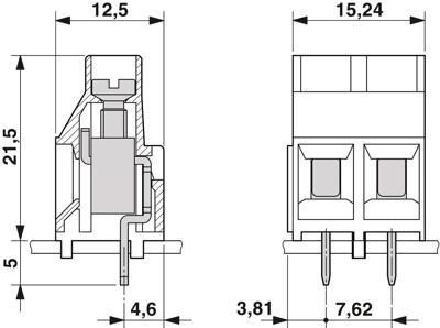 1907131 Phoenix Contact PCB Terminal Blocks Image 3