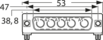 3005W5PXX99G40X CONEC D-Sub Connectors Image 4