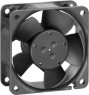 DC axial fan, 12 V, 60 x 60 x 25 mm, 43 m³/h, 37 dB, ball bearing, ebm-papst, 612 NH