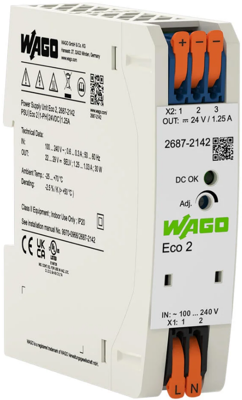 2687-2142 WAGO DIN Rail Power Supplies Image 1