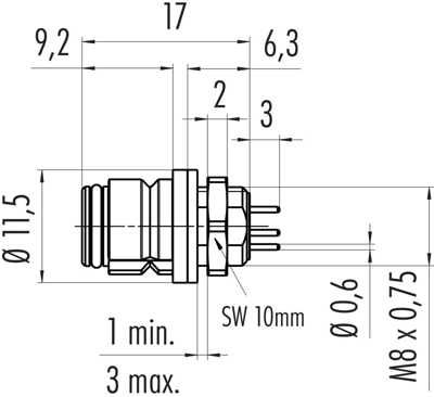 99 9208 090 03 binder Other Circular Connectors Image 2