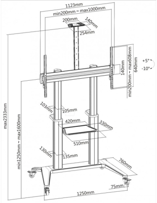 ICA-TR49W EFB-Elektronik Trolleys, bags, cases and holders Image 5