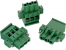 Socket header, 4 pole, pitch 5.08 mm, straight, green, 691345510004