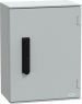 Control cabinet, (H x W x D) 430 x 330 x 200 mm, IP66, polyester, light gray, NSYPLM43VG