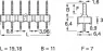 826576-5 AMP PCB Connection Systems