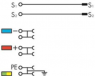 4-wire initiator terminal, spring-clamp connection, 0.14-1.5 mm², 13.5 A, 4 kV, gray, 2020-5417