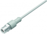 Sensor actuator cable, M12-cable plug, straight to open end, 12 pole, 2 m, TPE, gray, 1.5 A, 77 3729 0000 40912-0200