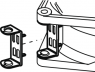 Fastening spring mounting part