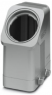 Grommet housing, size B10, die-cast aluminum, PG16, straight/angled, cross bow locking, IP66/IP67, 1411451