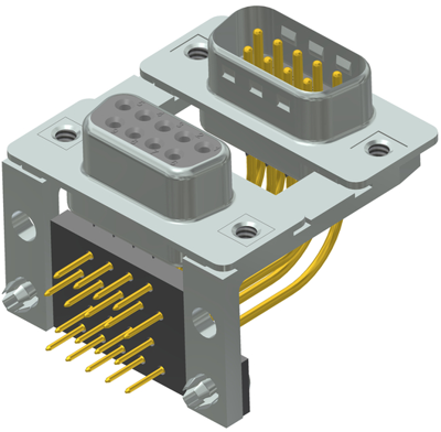 163A19539X CONEC D-Sub Connectors Image 1