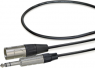 XLR/Phono plug cable 3-pole 0.3 m