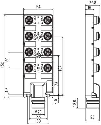 1859140000 Weidmüller Sensor-Actuator Distribution Boxes Image 2