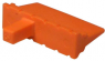 Plug, 12 pole, straight, 2 rows, orange, WM-12P