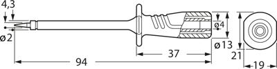 PRUEF 2600 SW Hirschmann Test & Measurement Test Leads and Test Probes Image 2