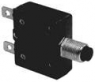 Thermal circuit breaker, 1 pole, 10 A, 50 V (DC), 250 V (AC), faston plug 6.35 mm, panel mounting