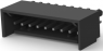 Pin header, 9 pole, pitch 2.54 mm, straight, black, 2-644486-9