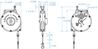 10FLRCSC Aero-Motive Spring Balancers Image 3