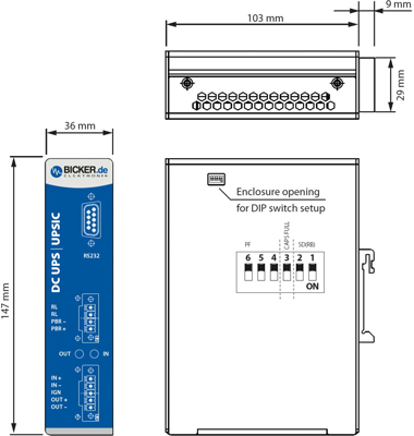 UPSIC-1205D Bicker Elektronik UPS Image 2