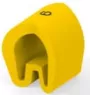 PVC cable maker, imprint "6", (L) 4.5 mm, max. bundle Ø 2 mm, yellow, EC5034-000