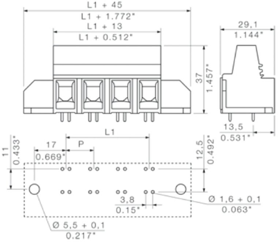 1783700000 Weidmüller PCB Terminal Blocks Image 3