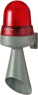 Flash/horn combination, Ø 83 mm, 98 dB, 110 Hz, red, 115 VAC, 425 120 67