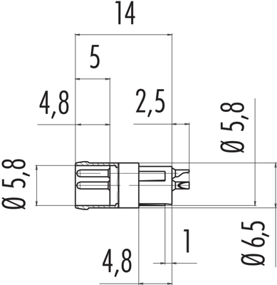 09 3411 00 03 binder Sensor-Actuator Connectors Image 2