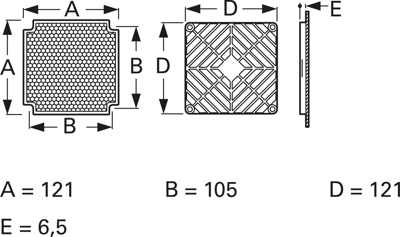 EMVG120-SET SEPA Finger Guards, Fan Covers