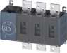 Load-break switch, 3 pole, 1000 A, 1000 V, (W x H x D) 394.5 x 310 x 154 mm, screw mounting, 3KD5034-0RE10-0