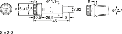 3101.0036 SCHURTER Fuse Holders Image 2