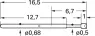 1007-B-0.7N-AU-0.49 C PTR Contact Probes